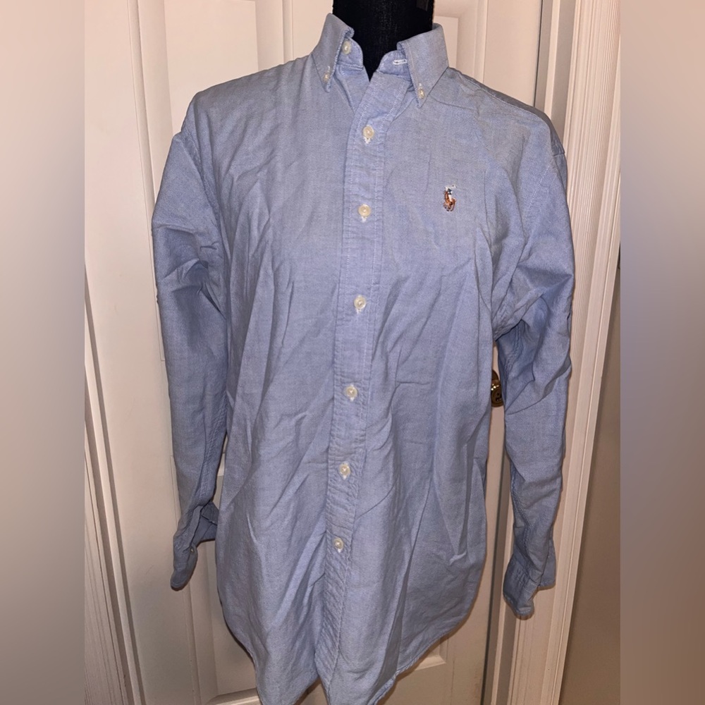 Ralph Lauren Sky Blue Button-Down Shirt‎